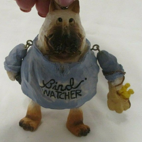 Bird Watcher Cat Shelf Sitter - Picture 2 of 5